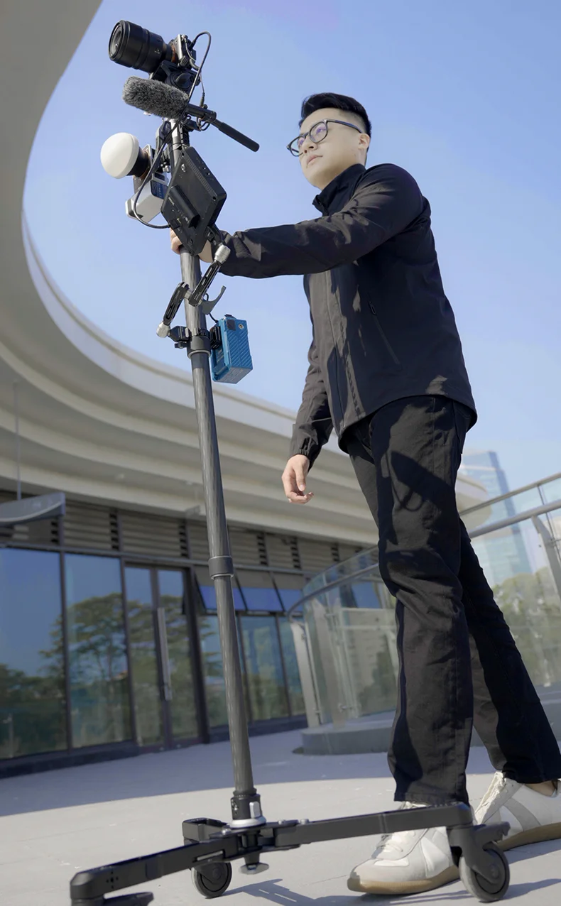YC Onion Pineta Monopod Dolly i szybkozłączka do monopodu Pineta Pro Tripod — zdjęcie produktu 5