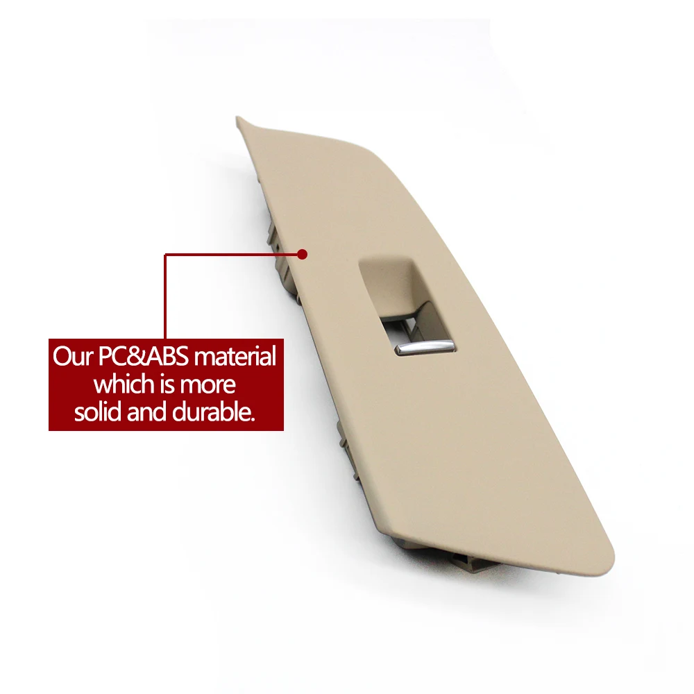 RHD Car Interior Door Window Switch Lifter Cover Panel Trim For BMW 5 Series G30 G31 F90 2017-2020 525 528 530 540