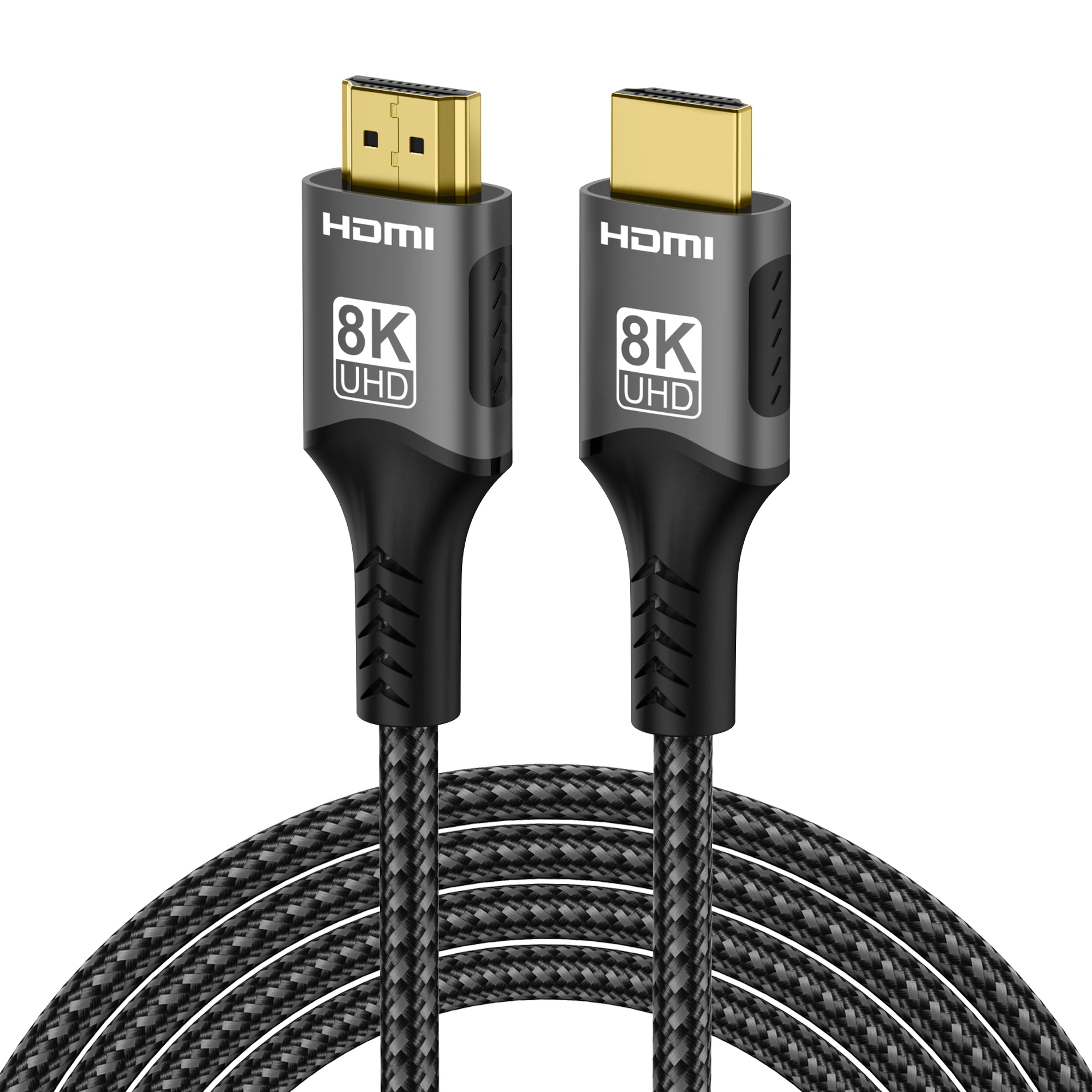 8K HDMI 2.1 Cable  8K@60Hz 4K@120Hz 48Gbps EARC ARC HDCP Ultra High Speed HDR For RTX Video Cable PC Laptop Projector HD TV PS5