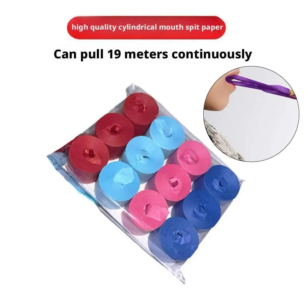 

Pull Paper Magic Props Colorful White Pull-out Paper Spitting Out Colorful Ribbons Performance Props Magician Supplies Toys