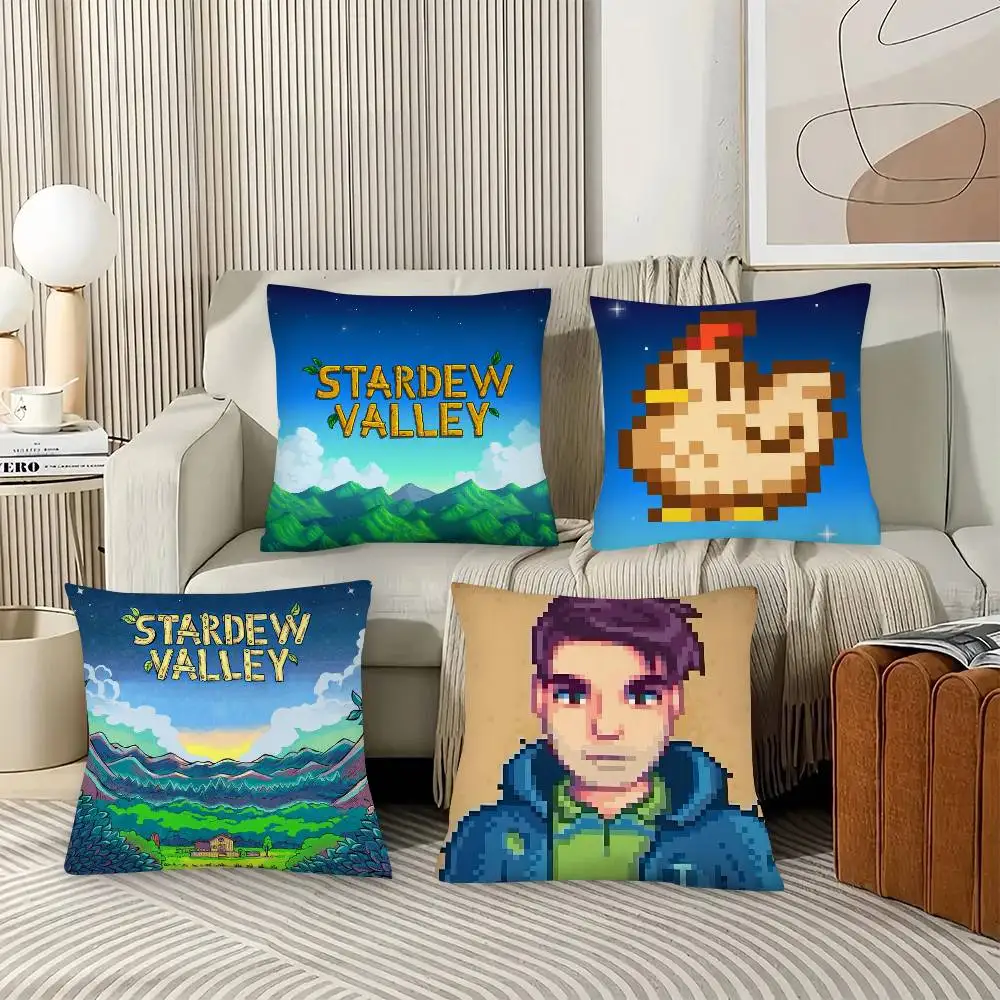 1pc Stardew Valley Pillow Case Fashion Square Pillowcase Bedroom Sofa Room Ins Decoration Leisure