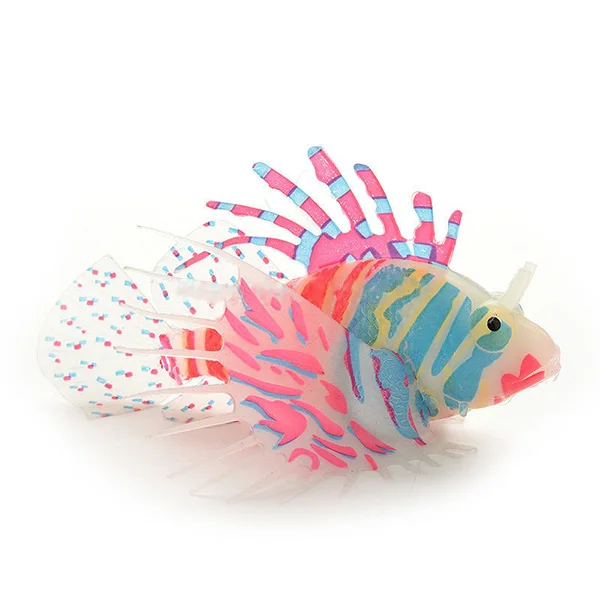 

Colorful Aquarium Decoration Snailfish Coral Set Eco friendly Tank Aquatic Lionfish Silicone Realistic Fish Tank Decor Durable