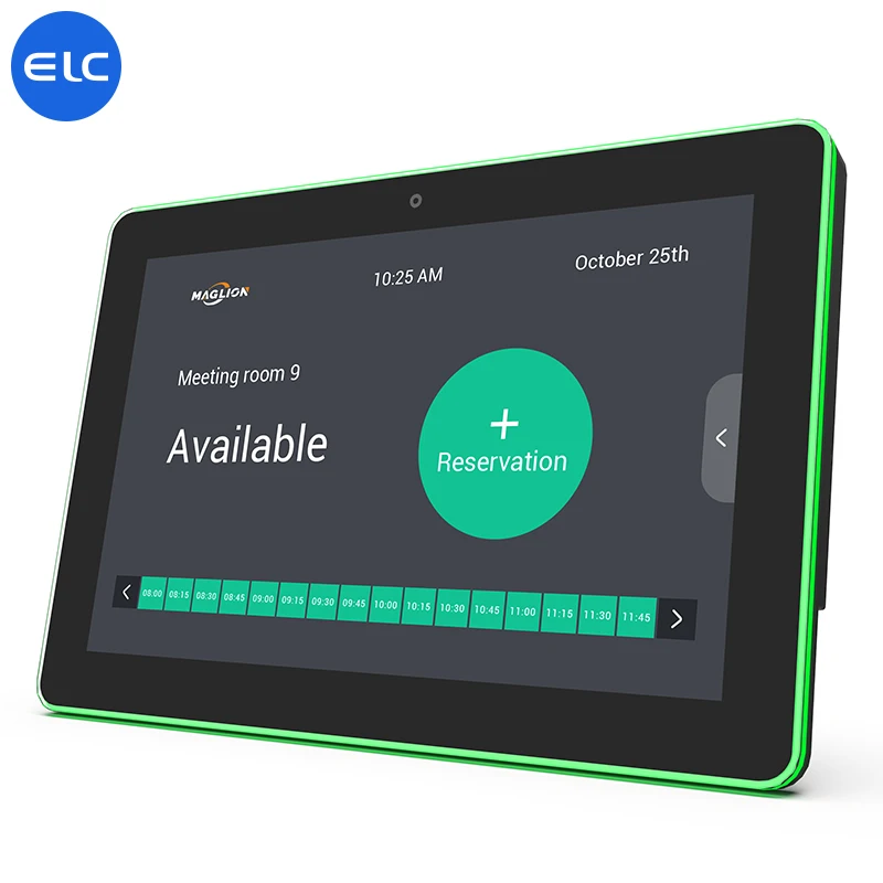 Hot-Selling 2+16GB RK3399 Android Tablet With 5M/P Front Camera POE And Wall Mount For Meeting Room Reservation New
