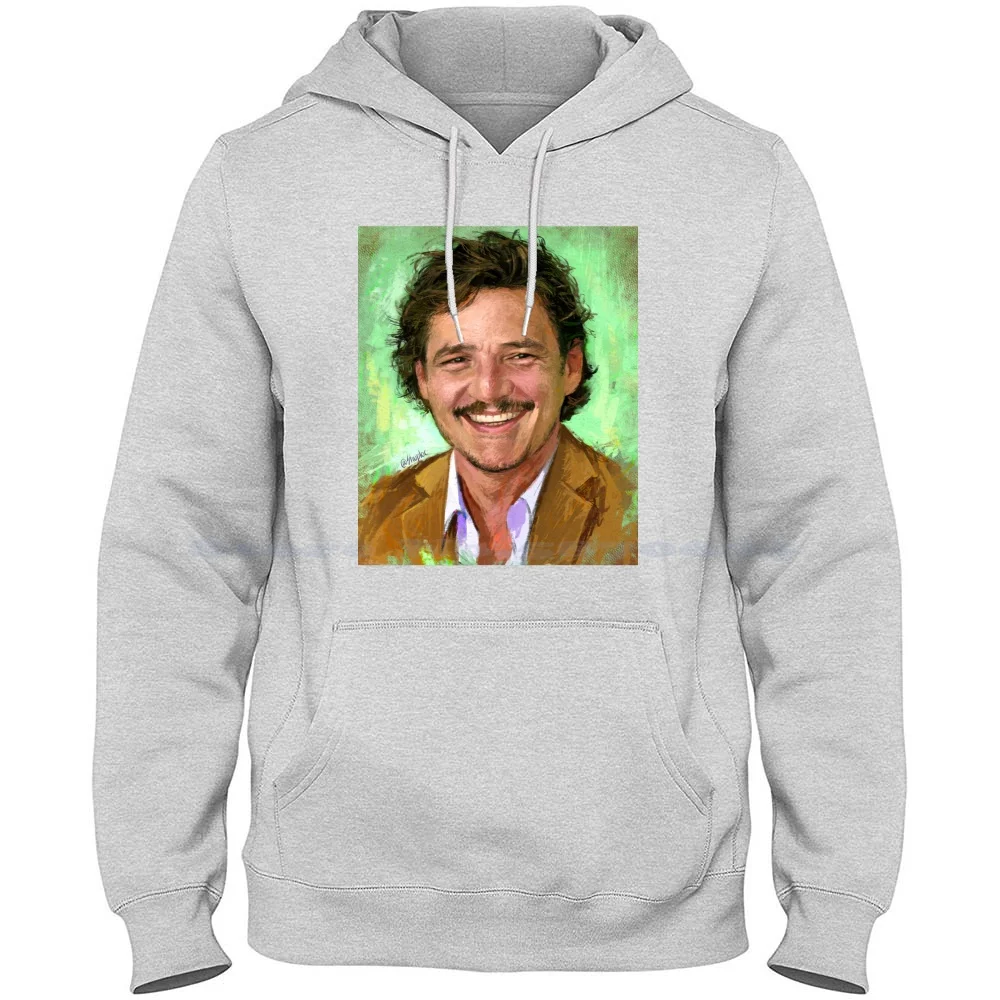 Pedro Pascal 100% Pure Cotton Hoodie Tshirt Pedro Pascal Javier Pena Mando Star Sw Child Actor Fanart Last Us Tlou Naughty Dog