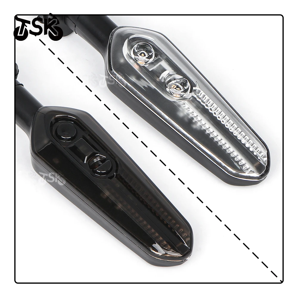 

3-проводной передний светодиодный указатель поворота для YAMAHA YZF R7 YZF R7 YZFR7 2022 2023 2023 + 370 мм индикаторные мигающие лампы