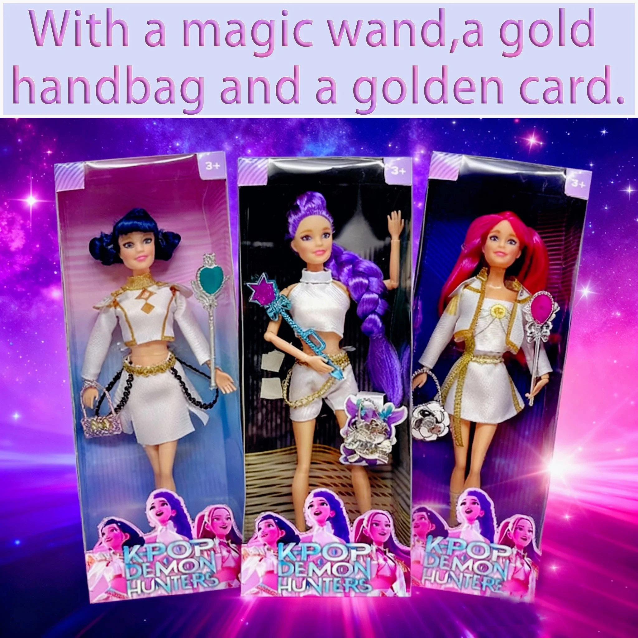 

Лидер продаж с нежной текстурой аниме 30 см K-Pop кукла охотников на демонов виниловая игрушка Руми Мира Zoey подарок-сюрприз на день рождения для девочек