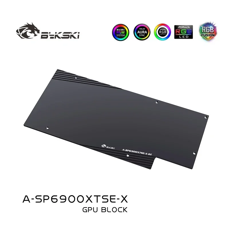 Bykski GPU Water Block for SAPPHIRE RADEON RX 6900 XT 16GB NITRO+SPECIAL EDITION Graphics Card Cooled/Radiator,A-SP6900XTSE-X