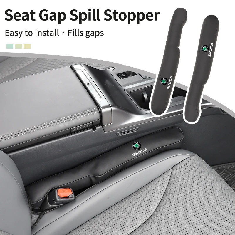 Car Seat Gap Filler Side Seam Plug Strip Leak-proof Filling Strip Accessories For Skoda Octavia 1 2 3 4 PRO Kodiaq Elroq Kylaq