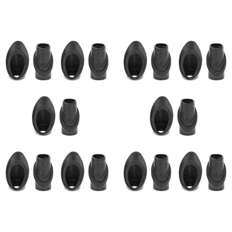 10Pair Antenna Rubber Seal Lower Upper A1248270898 A1248270798 For Mercedes W124 A124 C124 Limousine Coupe