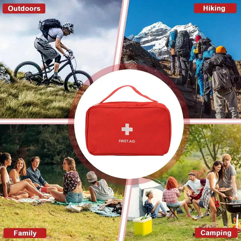184-częściowy zestaw awaryjny do domu do polowań na świeżym powietrzu, pieszych wędrówek, biwakowania itp. Wielofunkcyjna apteczka pierwszej pomocy na zewnątrz