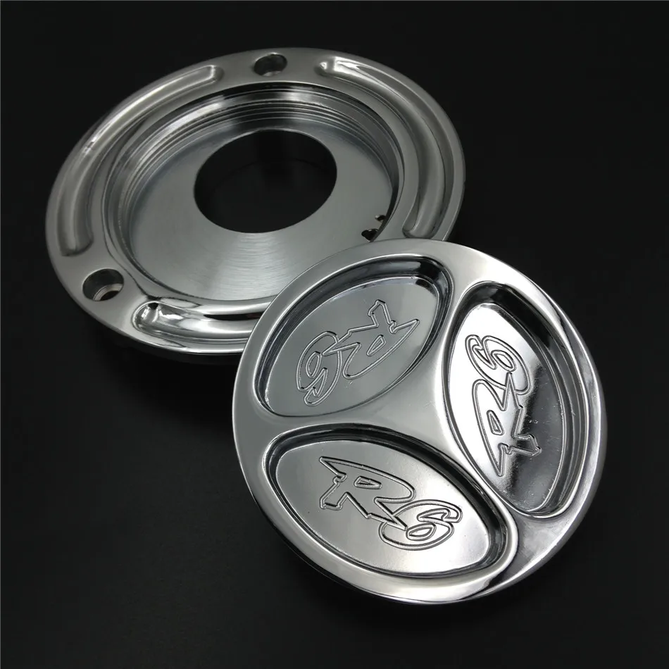 Racing Keyless Gas Cap Fuel tank For Yamaha YZF R6 YZF-R6 yzfr6 All years Motorcycle Billet Aluminum Black / Chrome