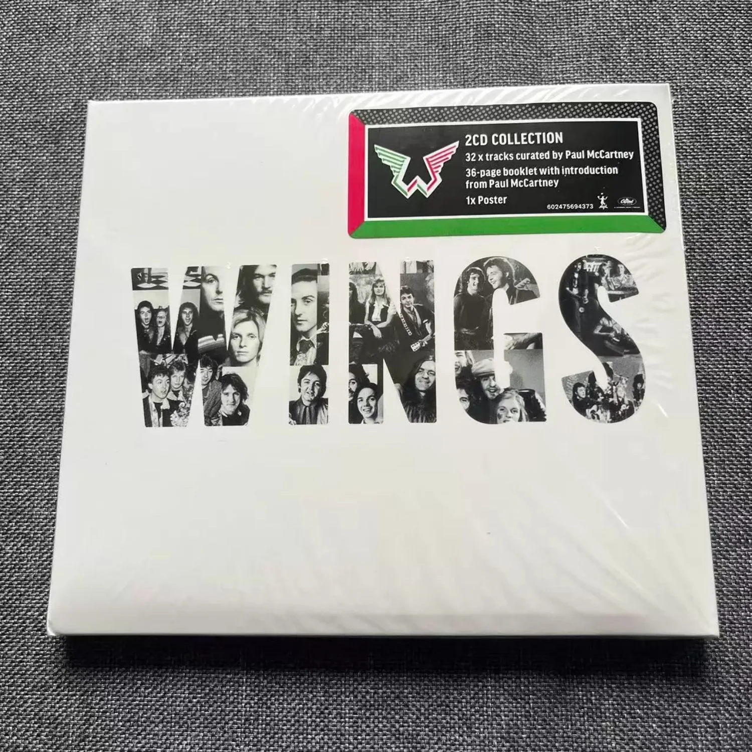CD de Compilação Estilo Rock: Design Vintage em Colagem Preto e Branco, Disco de Música Clássica Pop Colecionável