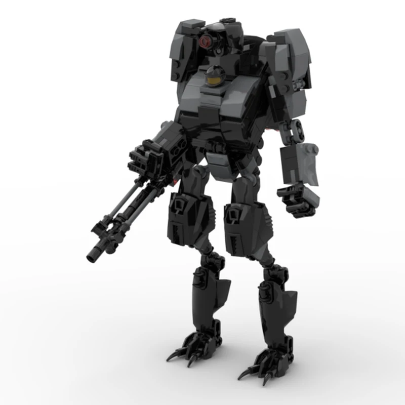 

340 шт. MOC злодей прыжок мех модульный боевой робот DIY модель строительные блоки развивающие рождественские игрушки подарок для детей