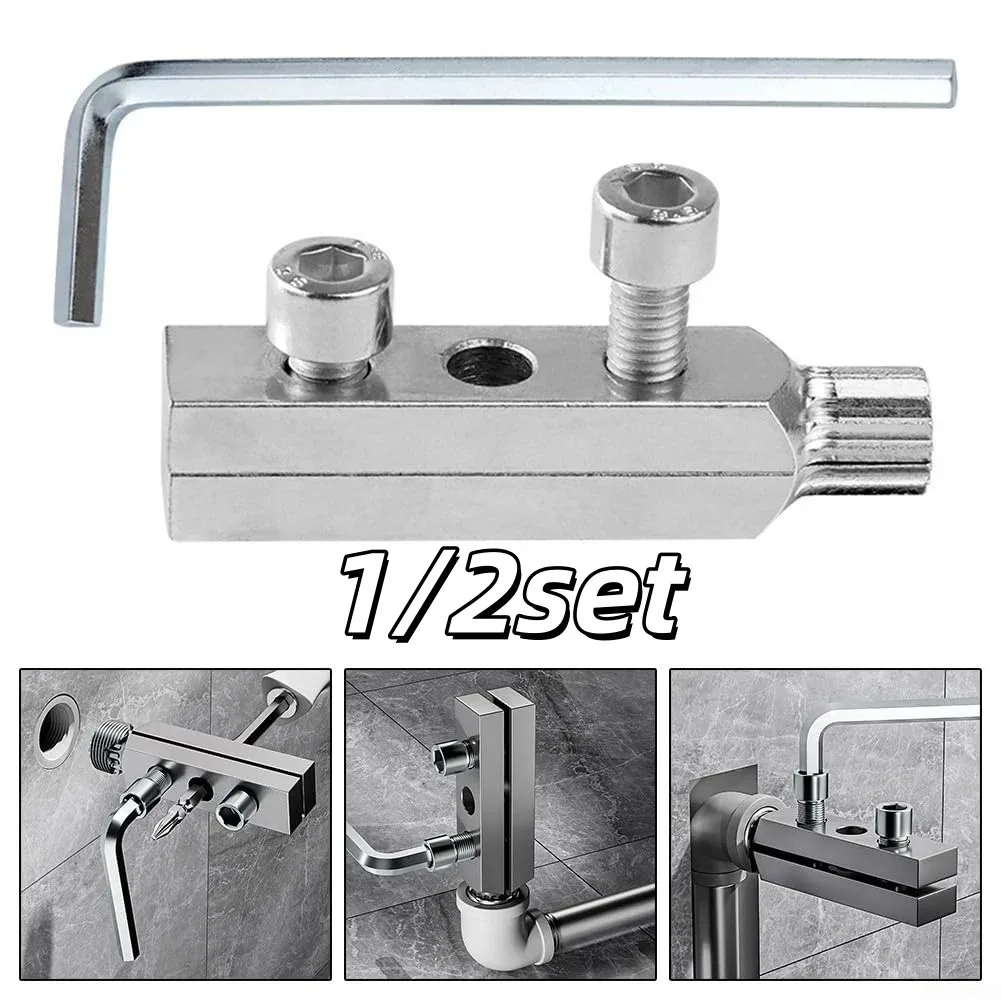 1 Sets Broken Wire Extractor Threading Tools Tap And Screw Remover Water-tap Angle Valve Repair Disassembly Bathroom Tool
