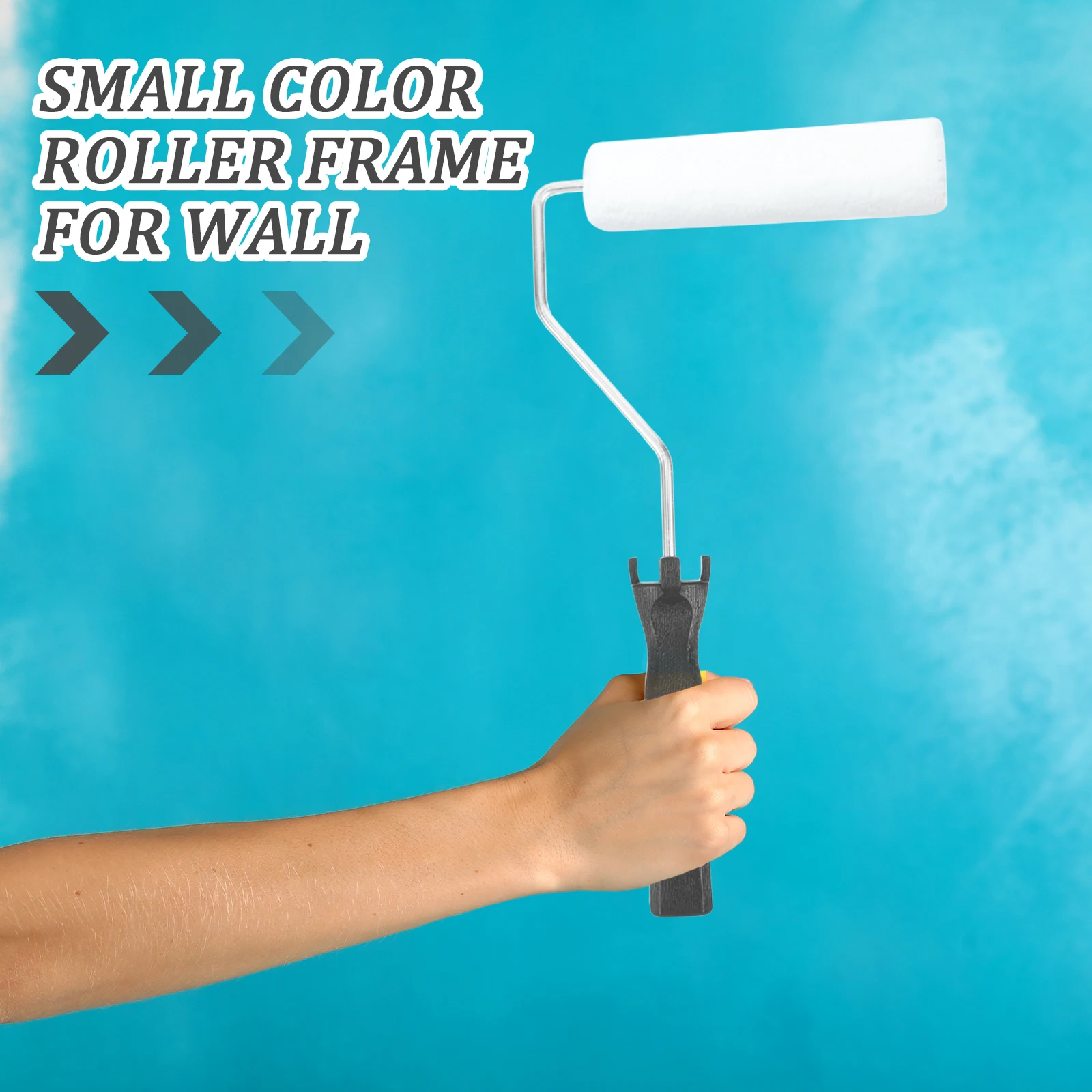 

4 Inch Paint Roller Holder Painting Roller Frame Strong Connection Smooth Grip for Wall Cabinet Painting Supplies