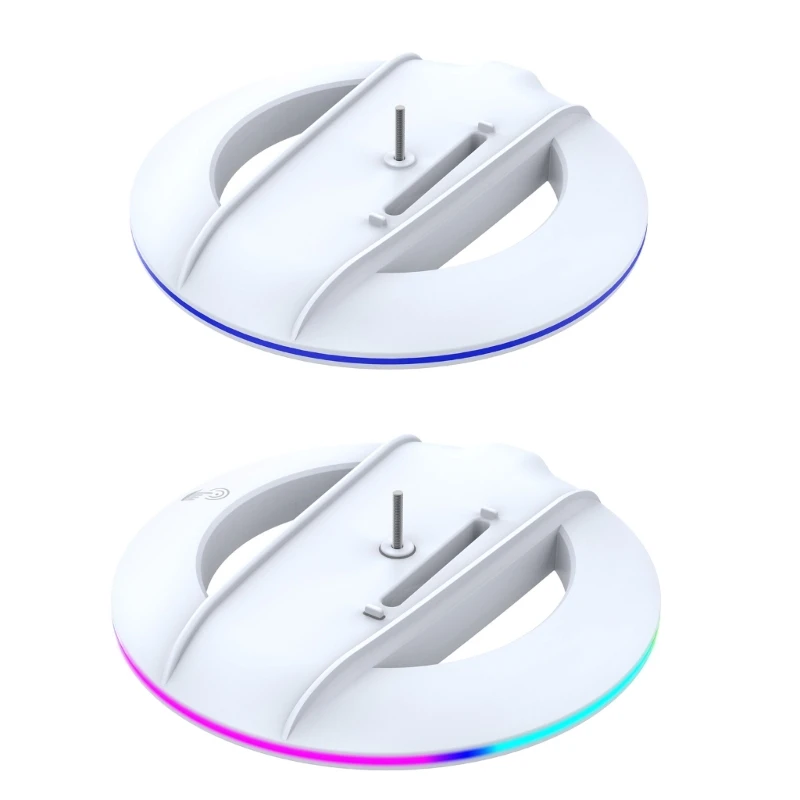 

Round Vertical Base Stand Bracket with/without RGB Colorful Lighting for P5 Disc & Digital Edition Game Console Dropship