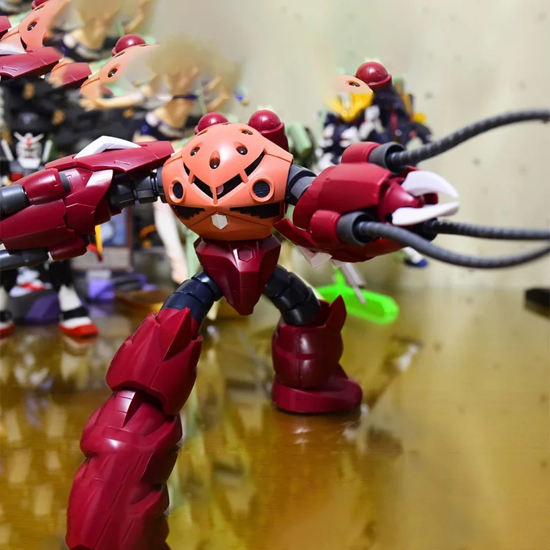 반다이 재고 있음 HG 빌드 파이터즈 1/144 오리지널 HG 어메이징 Z'GOK 애니메이션 풀 액션 조립 피규어 모델 장난감 어린이 선물