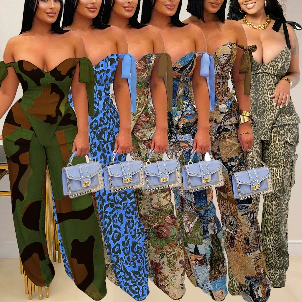 

Oil Painting Printed Women's Set Lace Up Back Crop Top and Pants Suit 2025 Fall Winter Two 2 Piece Sets Outfit Tracksuit