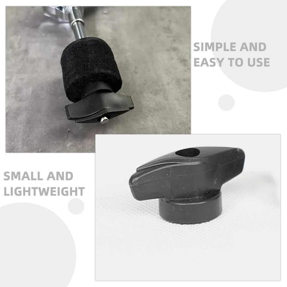 10 шт., пластиковые ручки для тарелок, гайки для тарелок для барабанной установки, запасные части, аксессуары для ударных инструментов, принадлежности для барабанов, музыкальный инструмент