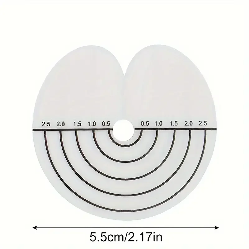 Heat Shield Guards for Hair Extensions with Graduations round Fusion Glue Protector Templates - Easy to Use