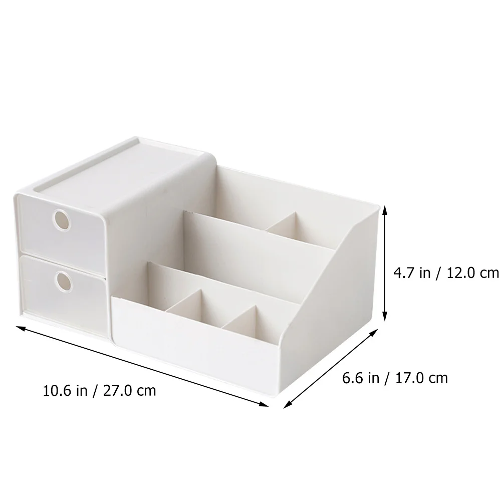 

1 pc Storage Box Drawer Type Makeup Organizer Transparent Matte Pp Non-Toxic Household Holder Chic Jewelry Box