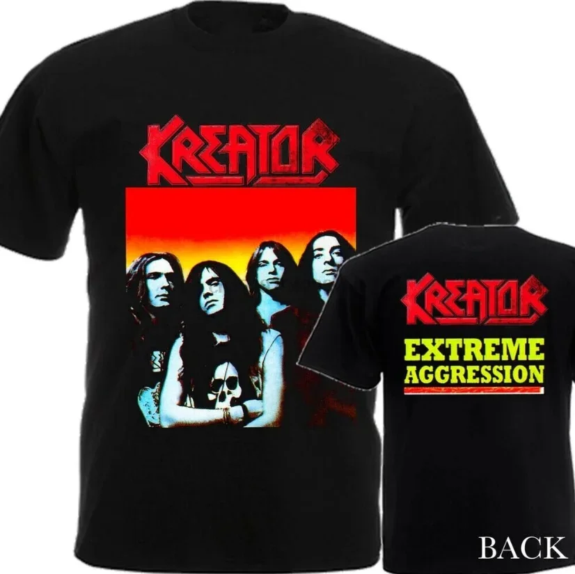 New T-Shirt Kreator Extreme Aggression Dtg Printed Tee