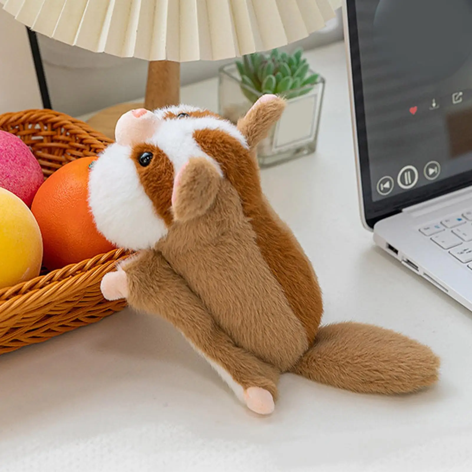 Cute Plush Doll Cartoon Soft Stuffed Emotional Animal Simulation Toy for Children Ideal Mid-Autumn Festival Gift