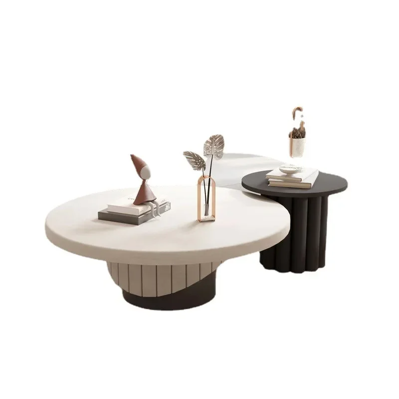 나무 북유럽 Endtable 미니멀리스트 디자인 커피 테이블 거실 럭셔리 라운드 공간 절약 Muebles 거실 가구