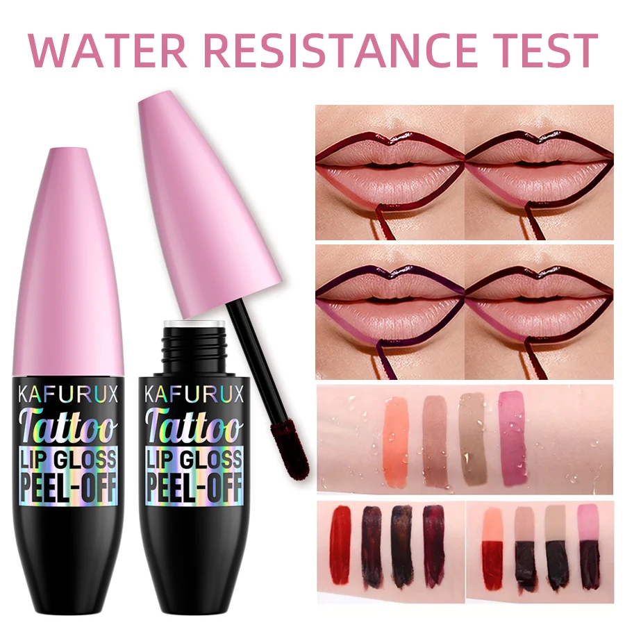 7 Kolorów Wodoodporny Konturówka do Ust Peel Off Tint do Ust Długotrwały Matowy Błyszczyk do Ust Czerwony Różowy Różowy Kontur Rozprzęgany Makijaż Ust Stian Cosm