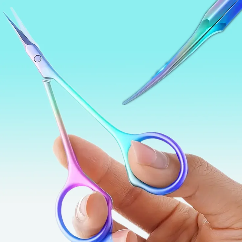 

Stainless Steel Trimming Light Beige Nail Clippers Professional Toenail Nail Scissors Portable Travel Manicure Tools