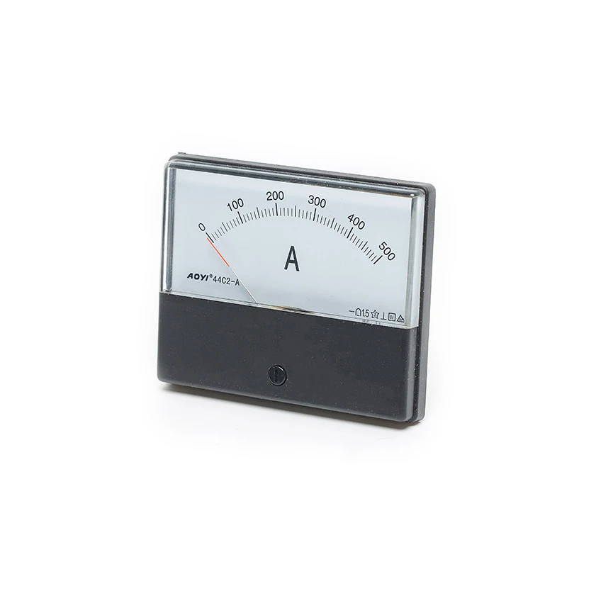 10 قطعة AOYI HN-44C2 التناظرية عداد لوحة مرحلة واحدة التيار المتناوب/تيار مستمر مقياس التيار الكهربائي والفولتميتر متعدد الوظائف