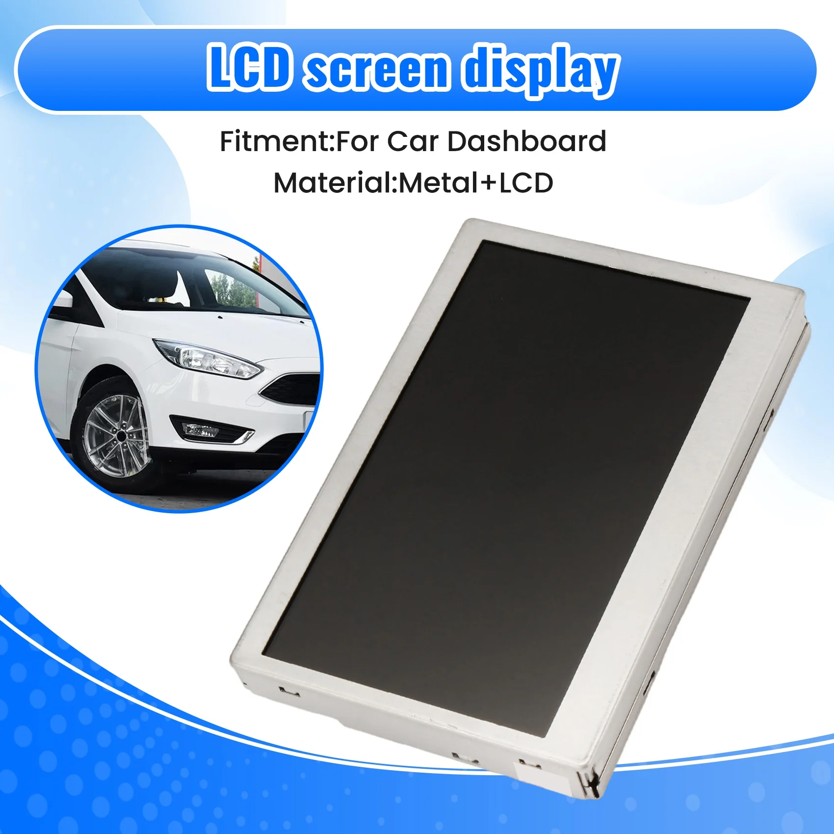 ABSQ-車のダッシュボード LCD ディスプレイ交​​換用 LQ042T5DZ12A 4.2 インチ LCD スクリーンモジュール部品交換