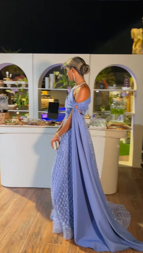 

Customized Chiffon Chiffon Women's Formal Evening Gowns Embroidery Exquisite Celebrity Dresses Cocktail Dresses Floor-Length