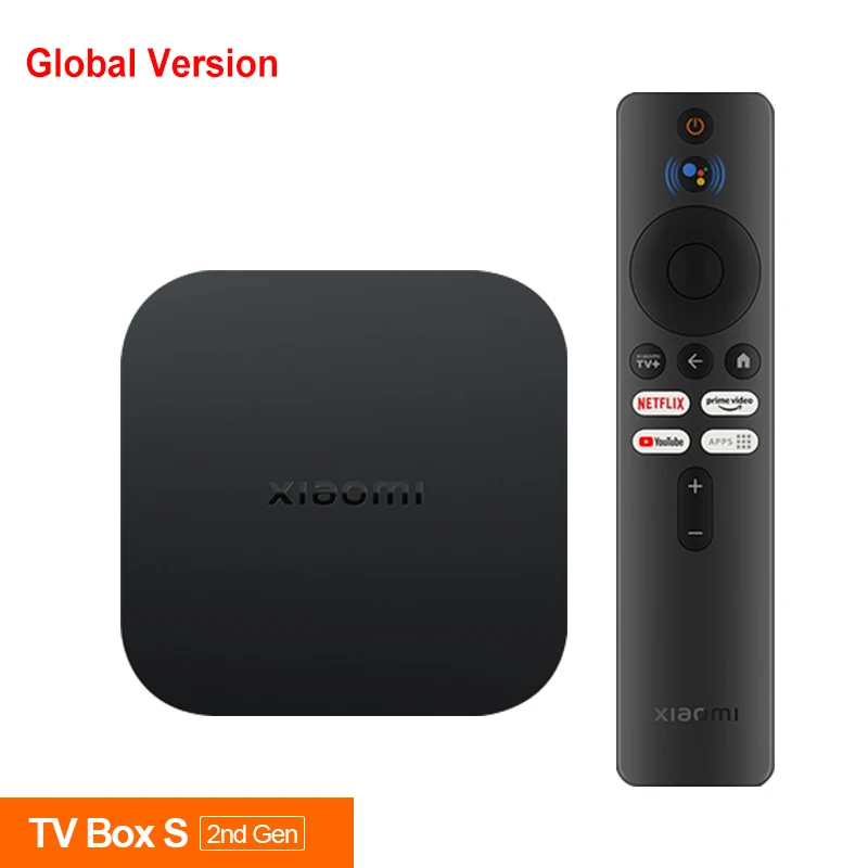 

Xiaomi Mi TV Box S 2nd Gen 4K Global Version Dolby Vision Ultra HD TV Wireless WiFi Google Assistant Netflix Smart Media Player