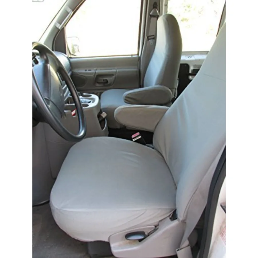 

Чехлы на сиденья идеально разработанного дизайна для автомобильных стульев капитана ESeries 19932008, один подлокотник на сиденье, водонепроницаемая ткань Endura, серая