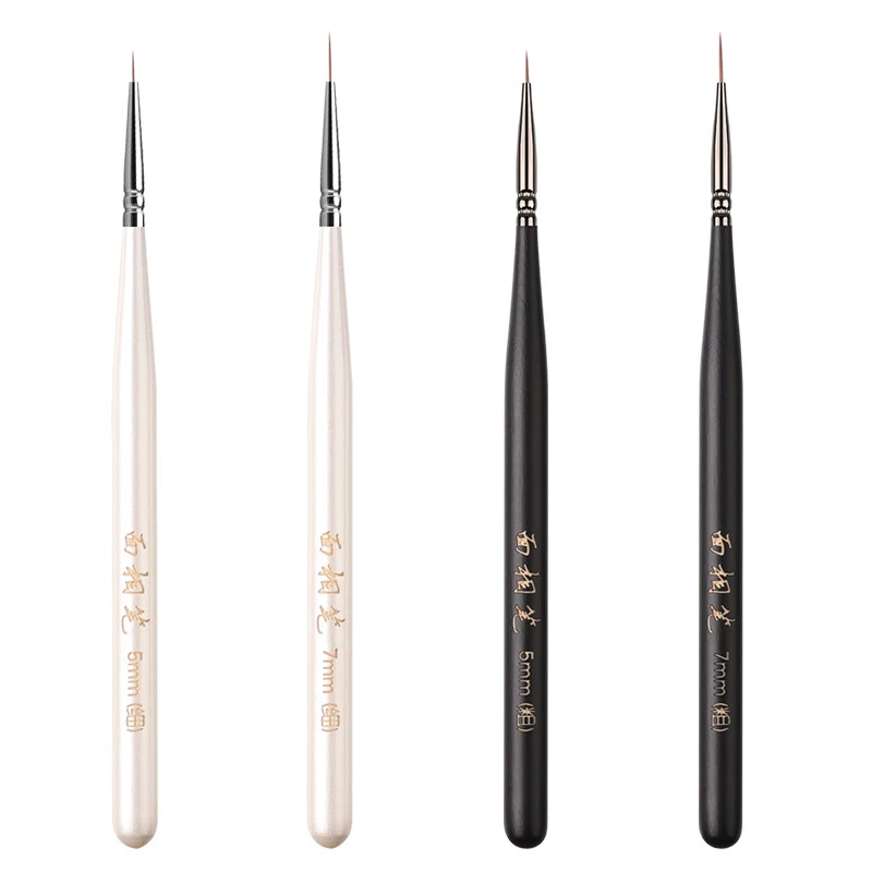 1 قطعة # 0 # 1 فرشاة النمذجة فائقة الدقة مخطط القلم لنموذج هواية تلوين النصي بطانة فرش تلوين النصي بطانة فرش