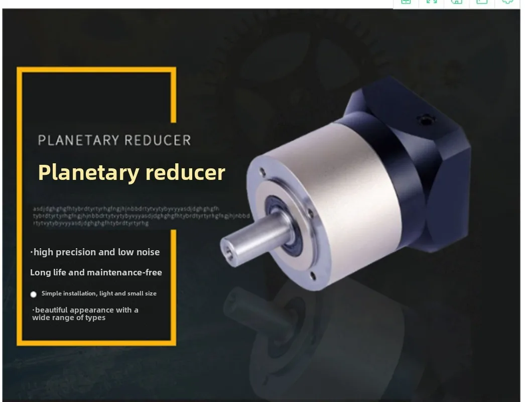 Redutor de engrenagem helicoidal 400W/750W/1KW/1.5KW3KW servo motor