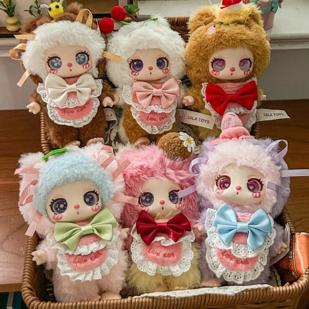 Caja ciega de la serie Liila Chef Kitten, lindos juguetes de peluche, adornos de decoración de escritorio, bolsas, colgantes, regalo sorpresa misterioso