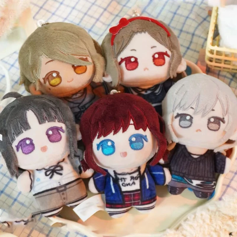 

10cm GIRLS BAND CRY Subaru Awa IseriNina Kawaragi Momoka Ebizuka Tomo Adorable Plush Doll Printed Starfish Body Pendant Toys