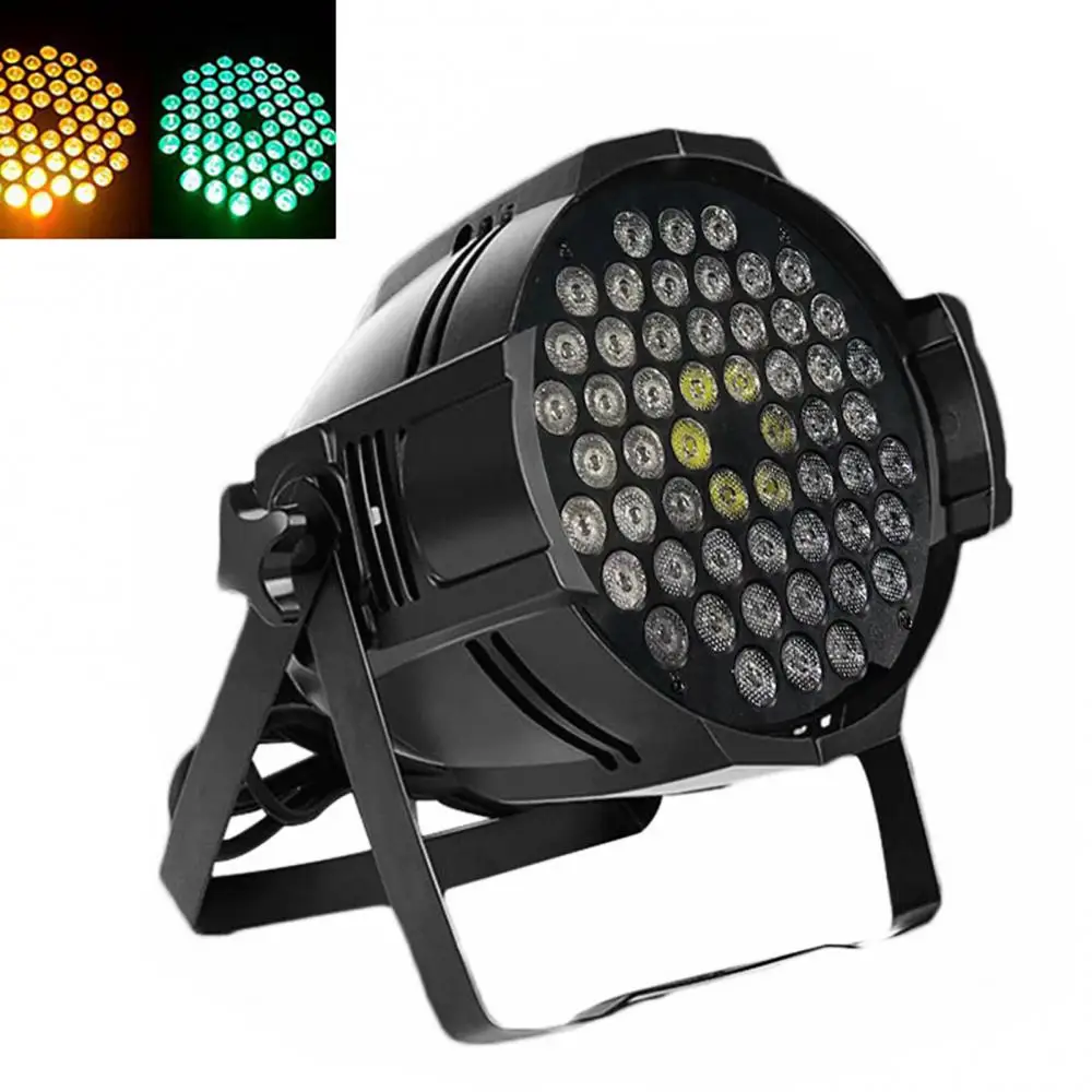 180W Professional Disco light AC 120-240V Aluminum 54LED Par Light RGB LED Ktv Bar Party DJ Decorative Stage Light