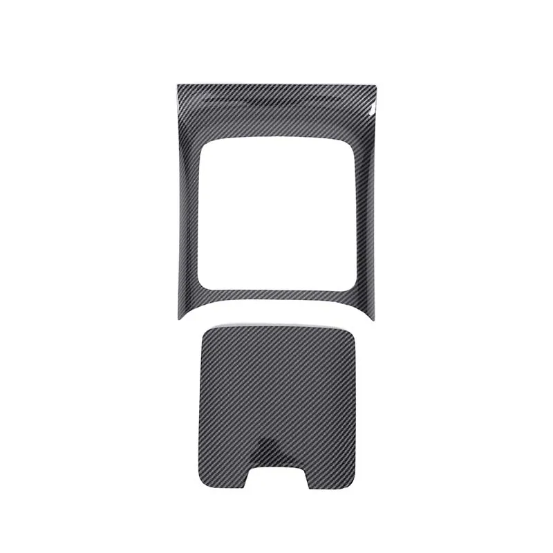 For Mercedes Benz S Class W223 2021-2024 ABS Carbon Fiber Car Center Console Gearshift Panel Decoration Cover Trim Accessories