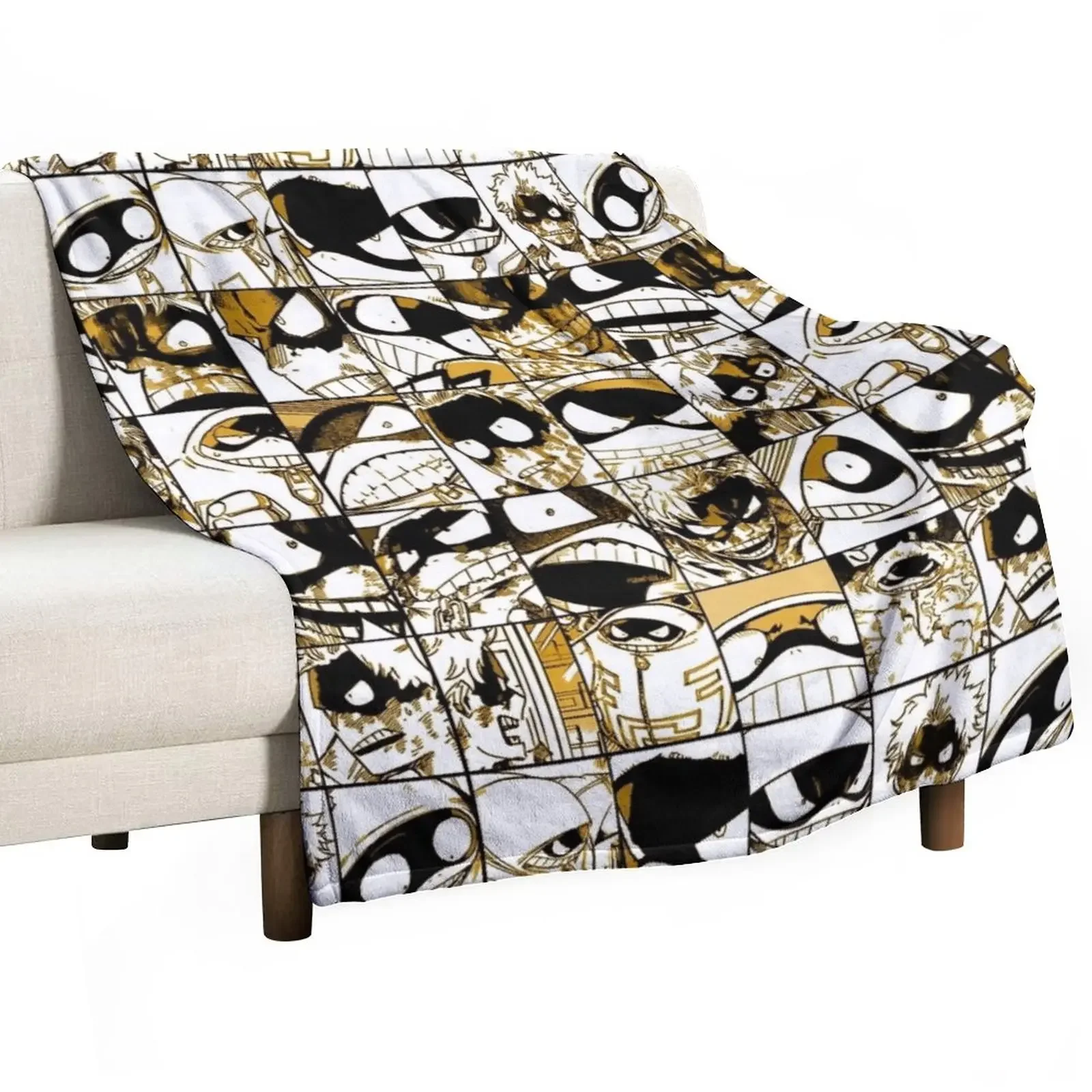 

Fat gum- collage color version Throw Blanket Designers Vintage Blankets