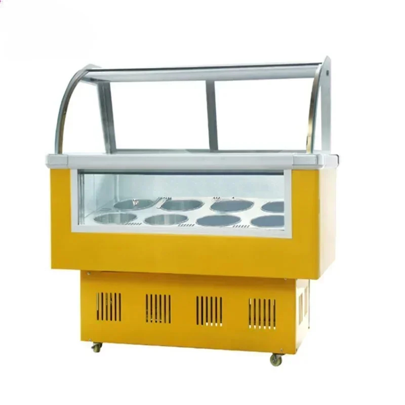 Display Cabinet Ice Cream Used Commercial Fast Cooling Refrigerator Chiller Deep Freezer