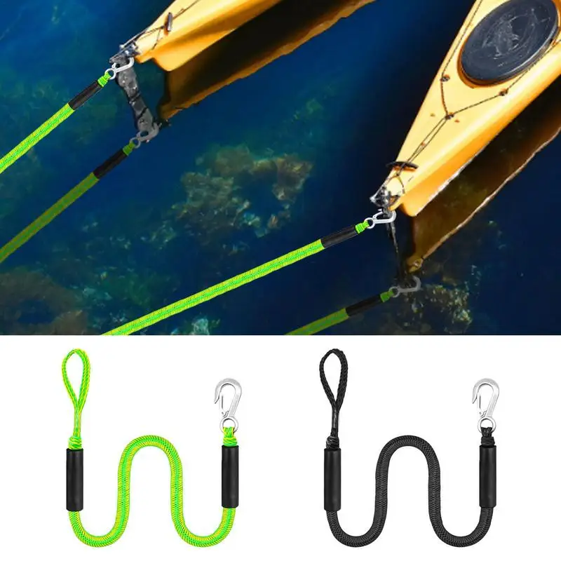 Boat Bungee Dock Lines Cords Docking Rope For Kayak Watercraft SeaDoos Jet Ski Pontoon Canoe Power Boat Mooring Rope Accessories