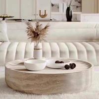 Clear Japanese Industrial Simple Cute Space Saving Coffee Table Unique Mesas Bajas Living Room Furniture Luxury Round Side Table 2