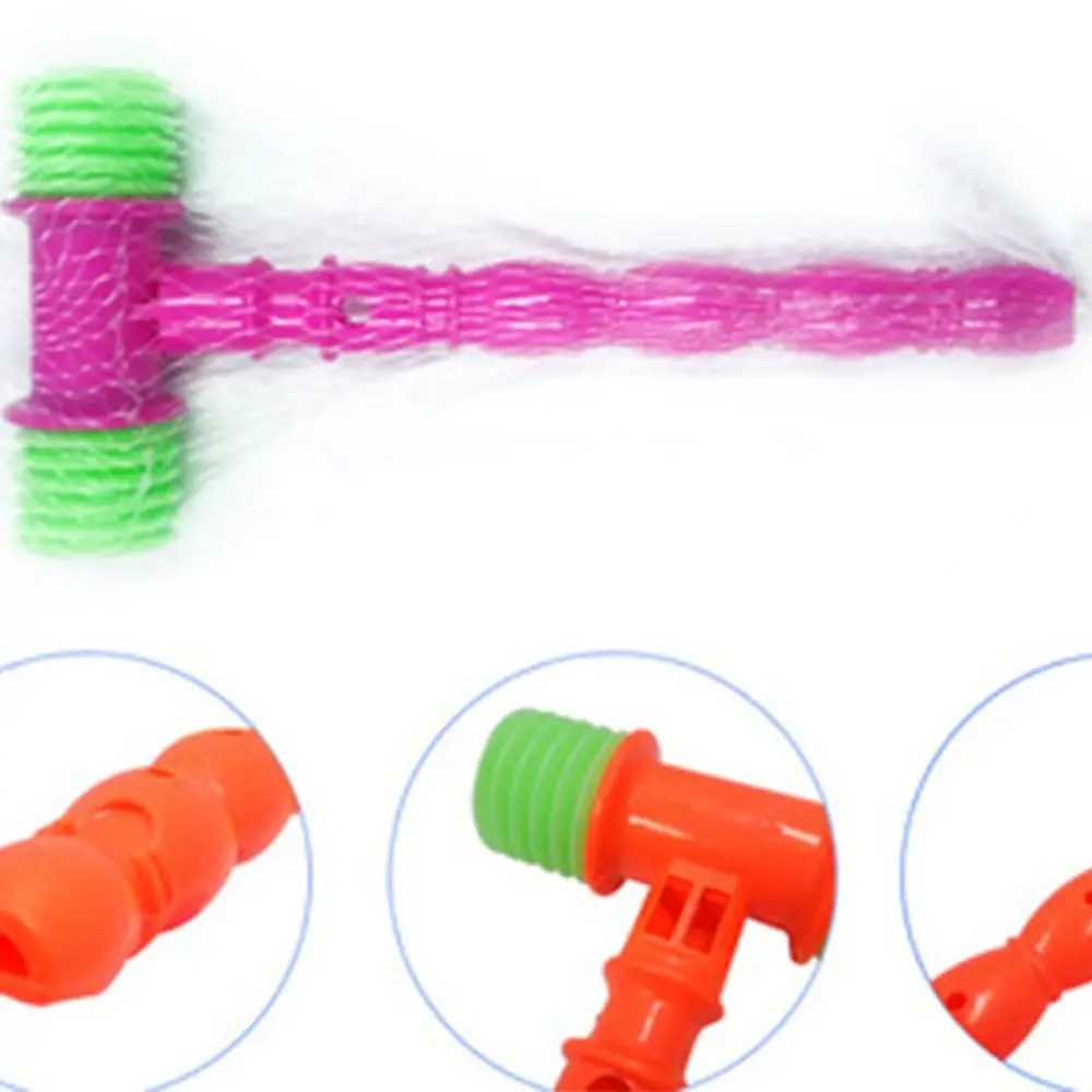 Gift Funny Vocal  Knocking Whistles Hammer  Shape Vent Toy Shaker Educational Toy Rattle