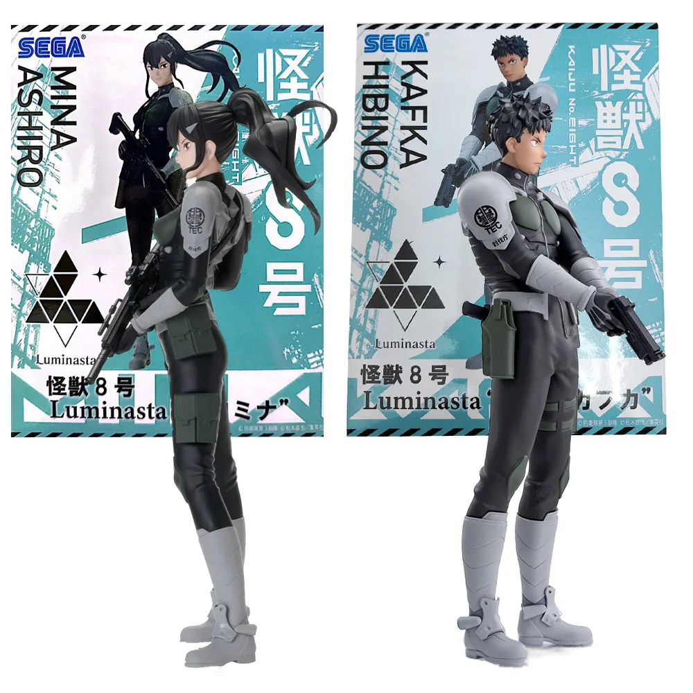16CM Anime JKaiju Nr. 8, KAFKA HIBINO MINA ASHIRO Figur Animation Modell Spielzeug Geschenk Sammlung Dekoration Kunstwerk Desktop PVC