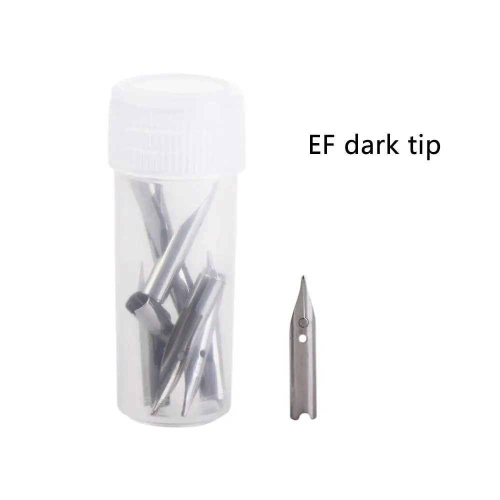 

10PCS Replaceable School Student Stationary 0.38mm Pen Tip Replacements Pen Accessories Fountain Pen Nibs Writting Tools