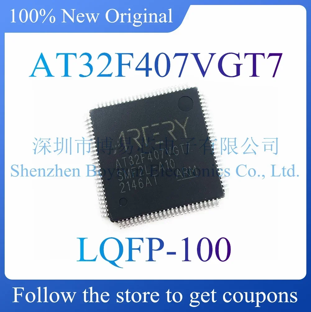 

NEW AT32F407VGT7 Original genuine LQFP-100