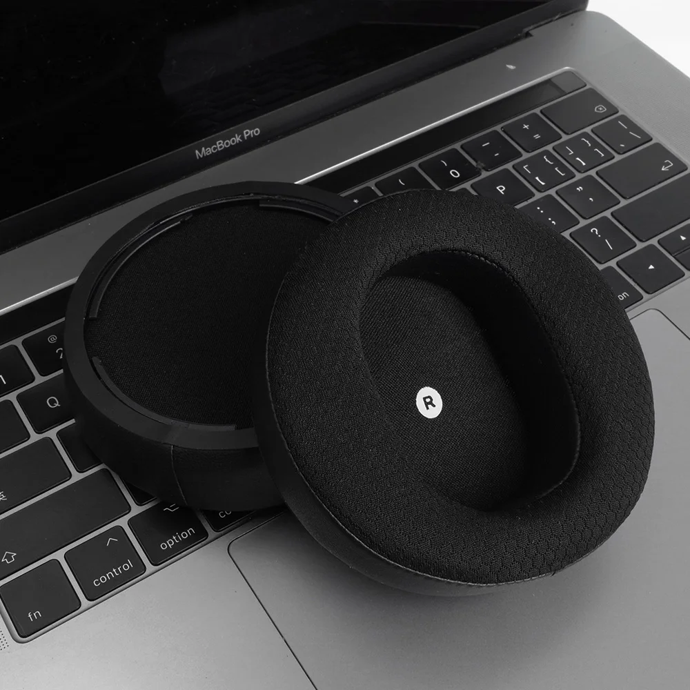 بطانة للأذن بزاوية Audeze Maxwell ملمس الجليد المثقوب/بارد في الصيف/لا تقشير سماعات الأدمة أغطية الذاكرة الإسفنج